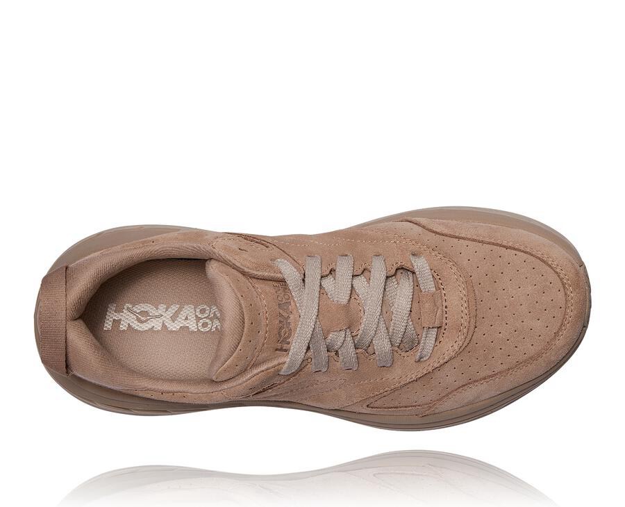 Hoka One One Yürüyüş Ayakkabısı Kadın Gri - Bondi L Suede - SM4527316